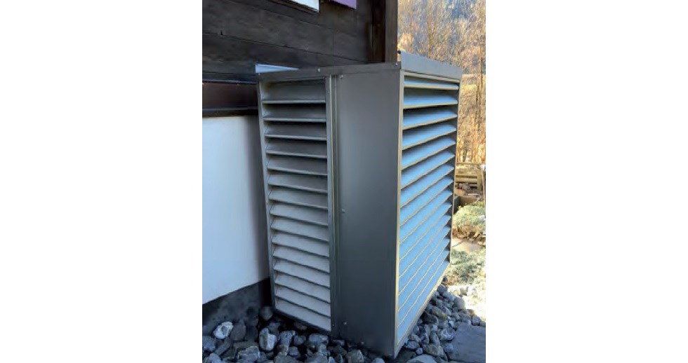 TCA Caisson design pour insonorisation PAC